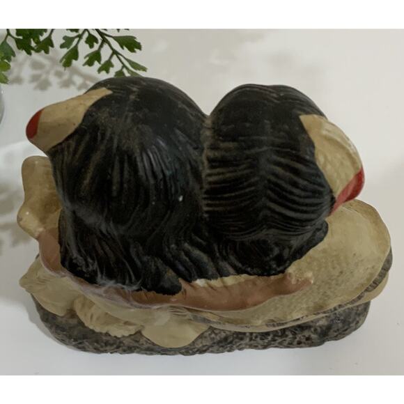 Vtg Native American Indian Woman Man Papoose Dog Ceramic Figurine Statue ￼ - Picture 7 of 9